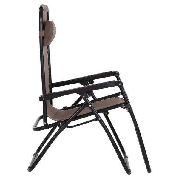 ΠΟΛΥΘΡΟΝΑ RELAX COMPANION HM5095.14 ΣΑΜΠΑΝΙ TEXTILENE-ΜΑΥΡΟ ΜΕΤΑΛΛΟ 67x145x110Υεκ. - Image 5