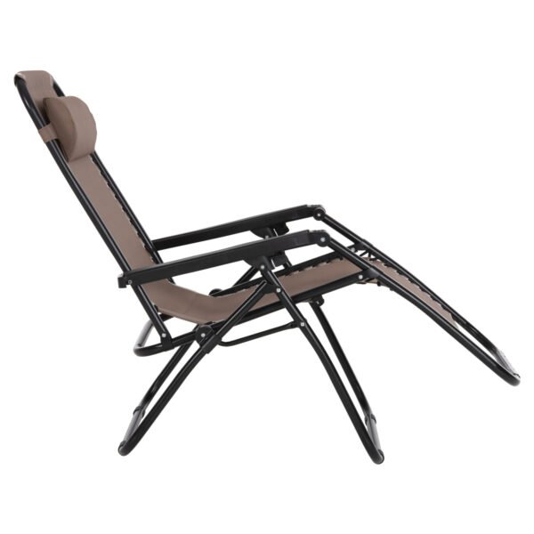 ΠΟΛΥΘΡΟΝΑ RELAX COMPANION HM5095.14 ΣΑΜΠΑΝΙ TEXTILENE-ΜΑΥΡΟ ΜΕΤΑΛΛΟ 67x145x110Υεκ. - Image 6