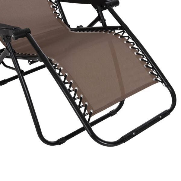 ΠΟΛΥΘΡΟΝΑ RELAX COMPANION HM5095.14 ΣΑΜΠΑΝΙ TEXTILENE-ΜΑΥΡΟ ΜΕΤΑΛΛΟ 67x145x110Υεκ. - Image 9