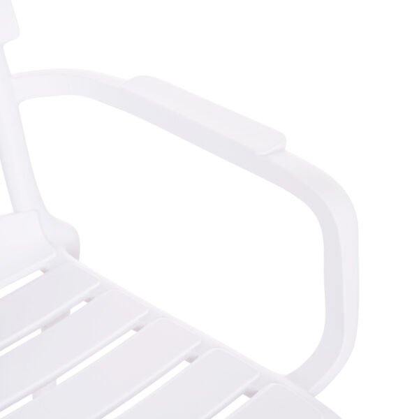 ΠΟΛΥΘΡΟΝΑ ΣΑΛΟΝΙΟΥ ΠΟΛΥΠΡΟΠΥΛΕΝΙΟΥ KORVER HM6333.01 ΛΕΥΚΗ 63.5x65x76Υεκ. - Image 9