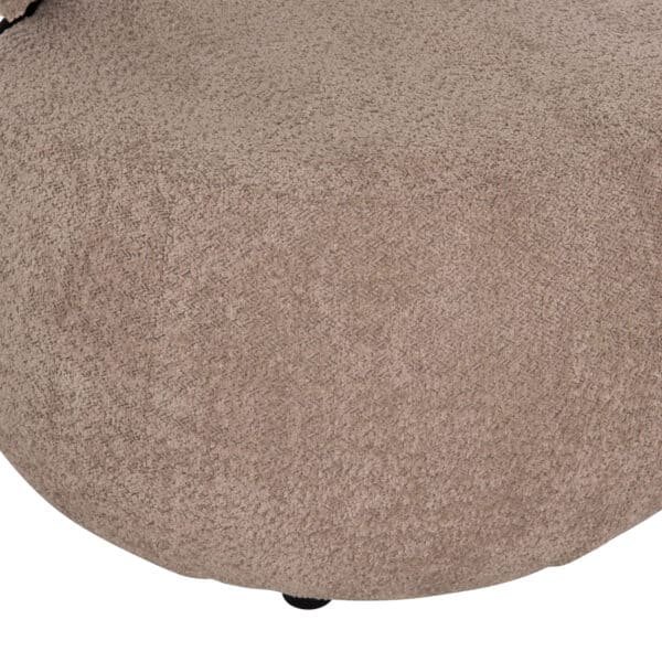 ΠΟΛΥΘΡΟΝΑ ΣΤΡΟΓΓΥΛΗ KARSEN HM9598.08 ΣΚΟΥΡΟ ΜΠΕΖ ΜΠΟΥΚΛΕ ΥΦΑΣΜΑ 79x82x74Υεκ. - Image 8