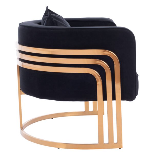 ΠΟΛΥΘΡΟΝΑ TIANA ΜΑΥΡH ΜΕ ΜΕΤΑΛΛΙΚΟ ΣΚΕΛΕΤΟ HM8738.04 - Image 4