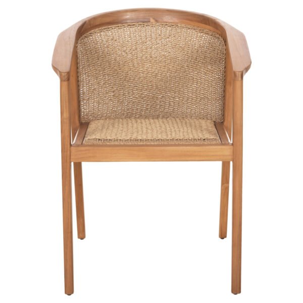 ΠΟΛΥΘΡΟΝΑ ΤΡΑΠΕΖΑΡΙΑΣ RENLY HM18239 ΞΥΛΟ ΤΕΑΚ ΦΥΣΙΚΟ-ΣΧΟΙΝΙ VIRO 60x59x82Υεκ. - Image 3