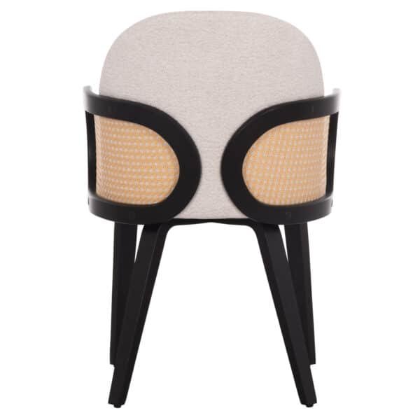 ΠΟΛΥΘΡΟΝΑ ΤΡΑΠΕΖΑΡΙΑΣ BECKER HM18246.02 PLYWOOD ΜΑΥΡΟ--ΕΚΡΟΥ ΥΦΑΣΜΑ 54x62x79Υεκ. - Image 6