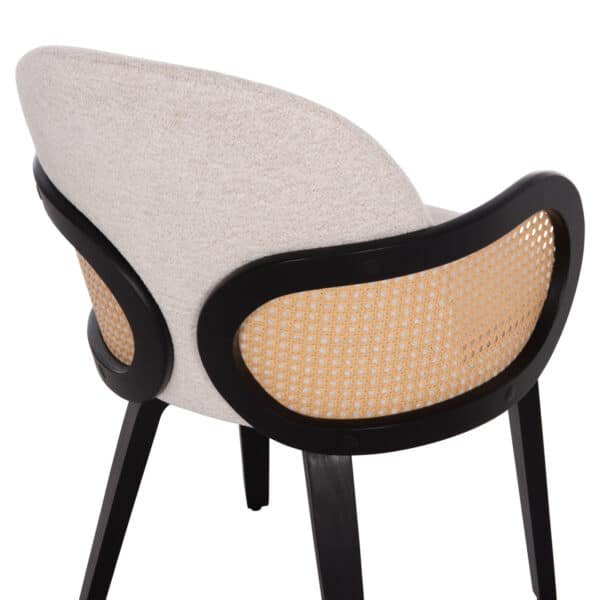 ΠΟΛΥΘΡΟΝΑ ΤΡΑΠΕΖΑΡΙΑΣ BECKER HM18246.02 PLYWOOD ΜΑΥΡΟ--ΕΚΡΟΥ ΥΦΑΣΜΑ 54x62x79Υεκ. - Image 10