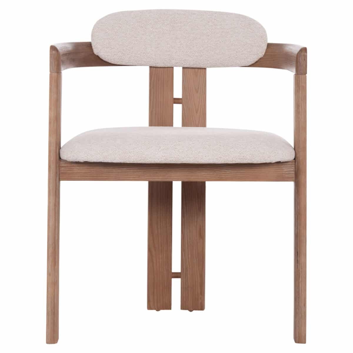 ΠΟΛΥΘΡΟΝΑ ΤΡΑΠΕΖΑΡΙΑΣ KALL HM18247.01 ΜΠΕΖ ΥΦΑΣΜΑ--ΜΑΤ WHITEWASH PLYWOOD 56x45x73Υεκ. - Image 3