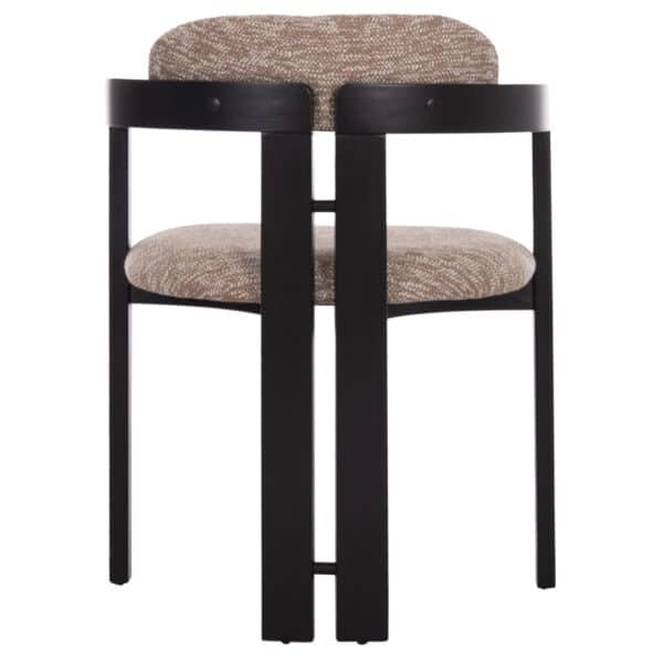 ΠΟΛΥΘΡΟΝΑ ΤΡΑΠΕΖΑΡΙΑΣ KALL HM18247.02 ΚΑΦΕ ΥΦΑΣΜΑ--PLYWOOD ΣΕ ΜΑΥΡΟ 56x45x73Υεκ - Image 6