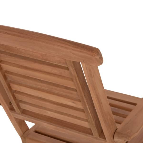 ΠΟΛΥΘΡΟΝΑ ΤΡΑΠΕΖΑΡΙΑΣ ΠΤΥΣΣΟΜΕΝΗ CRANDER HM6377 ΞΥΛΟ TEAK 53x63x90Υεκ. - Image 10