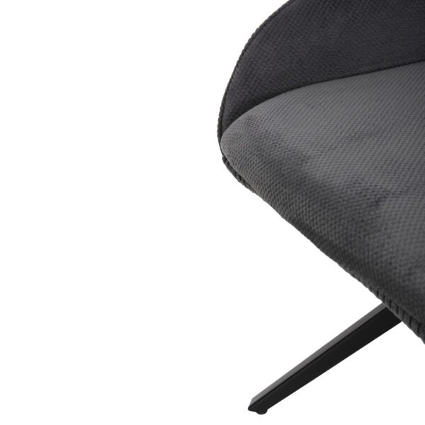 ΠΟΛΥΘΡΟΝΑΚΙ SHAI HM9844.03 ΓΚΡΙ ΥΦΑΣΜΑ-ΜΑΥΡΗ ΜΕΤΑΛΛΙΚΗ ΒΑΣΗ 61x63x93Υεκ. - Image 9