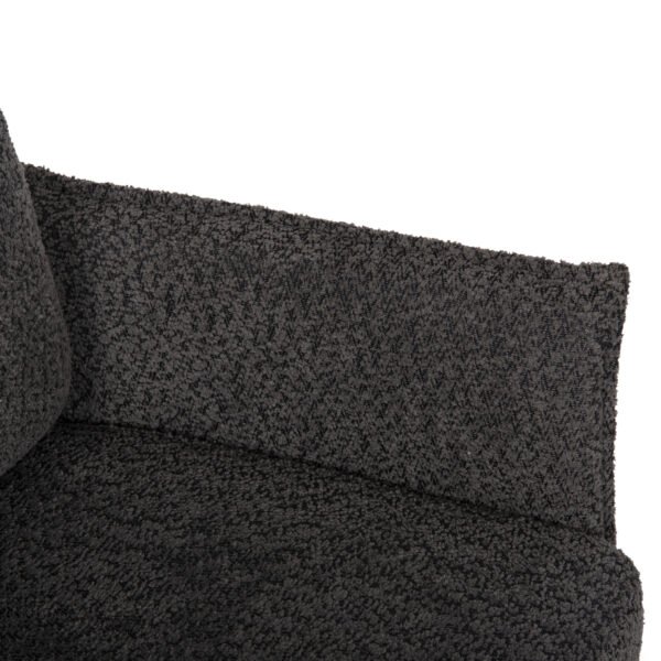 ΠΟΛΥΘΡΟΝΑ ΤΡΑΠΕΖΑΡΙΑΣ ZORIN HM9846.03 ΓΚΡΙ ΥΦΑΣΜΑ-ΜΑΥΡΑ ΜΕΤΑΛΛΙΚΑ ΠΟΔΙΑ 64x66x94,5Υεκ. - Image 8