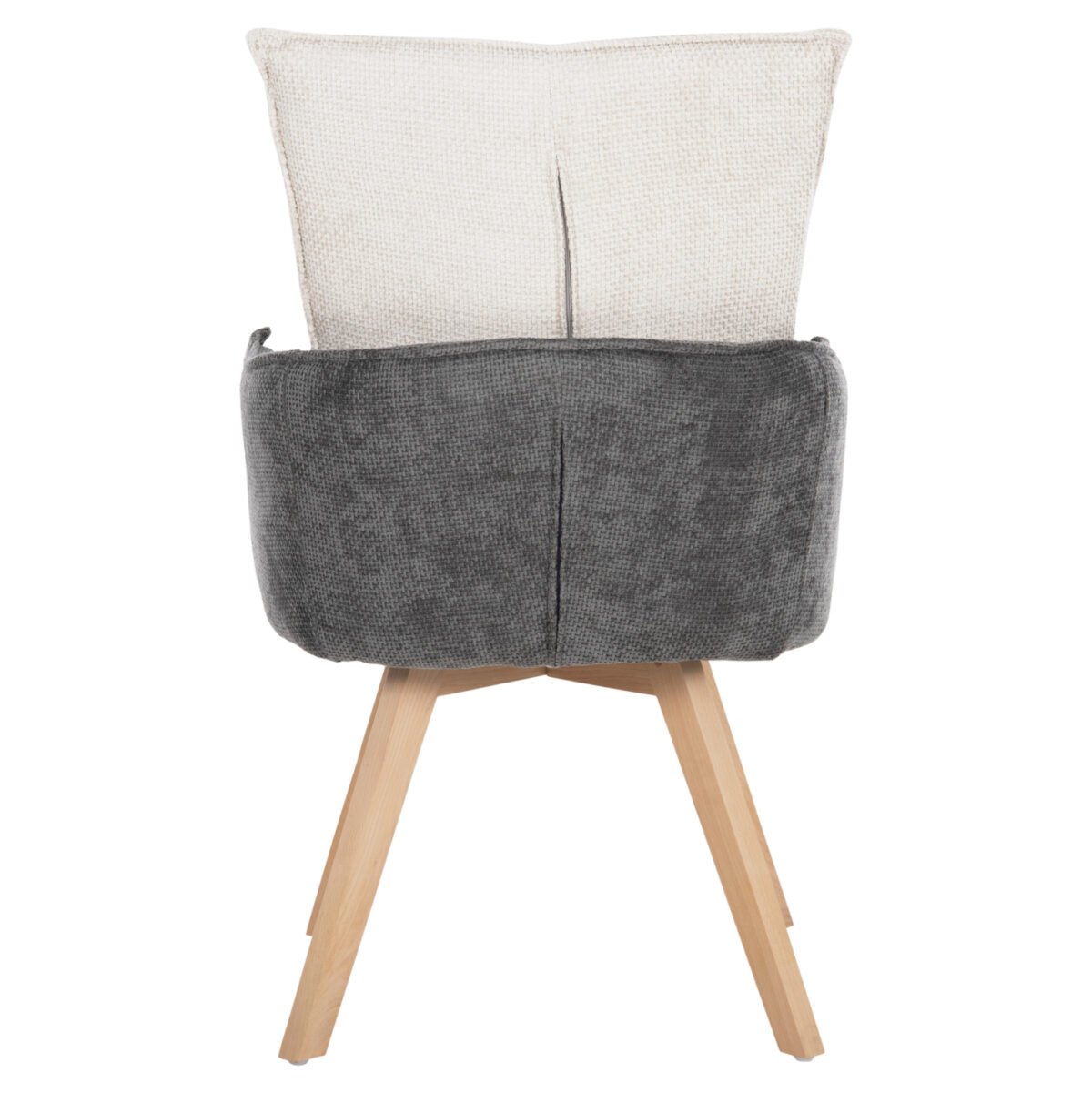 ΠΟΛΥΘΡΟΝΑΚΙ REX HM9847.04 ΜΠΕΖ-ΓΚΡΙ ΥΦΑΣΜΑ-ΞΥΛΟ ΟΞΙΑΣ ΠΟΔΙΑ 53x60x93Υεκ. - Image 6