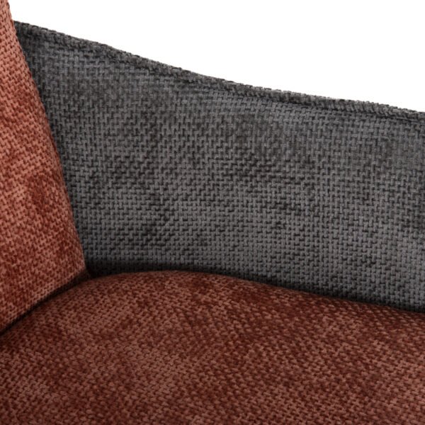 ΠΟΛΥΘΡΟΝΑΚΙ REX HM9847.06 ΚΕΡΑΜΙΔΙ-ΓΚΡΙ ΥΦΑΣΜΑ-ΞΥΛΟ ΟΞΙΑΣ ΠΟΔΙΑ 53x60x93Υεκ. - Image 8