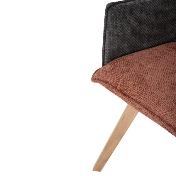 ΠΟΛΥΘΡΟΝΑΚΙ REX HM9847.06 ΚΕΡΑΜΙΔΙ-ΓΚΡΙ ΥΦΑΣΜΑ-ΞΥΛΟ ΟΞΙΑΣ ΠΟΔΙΑ 53x60x93Υεκ. - Image 9