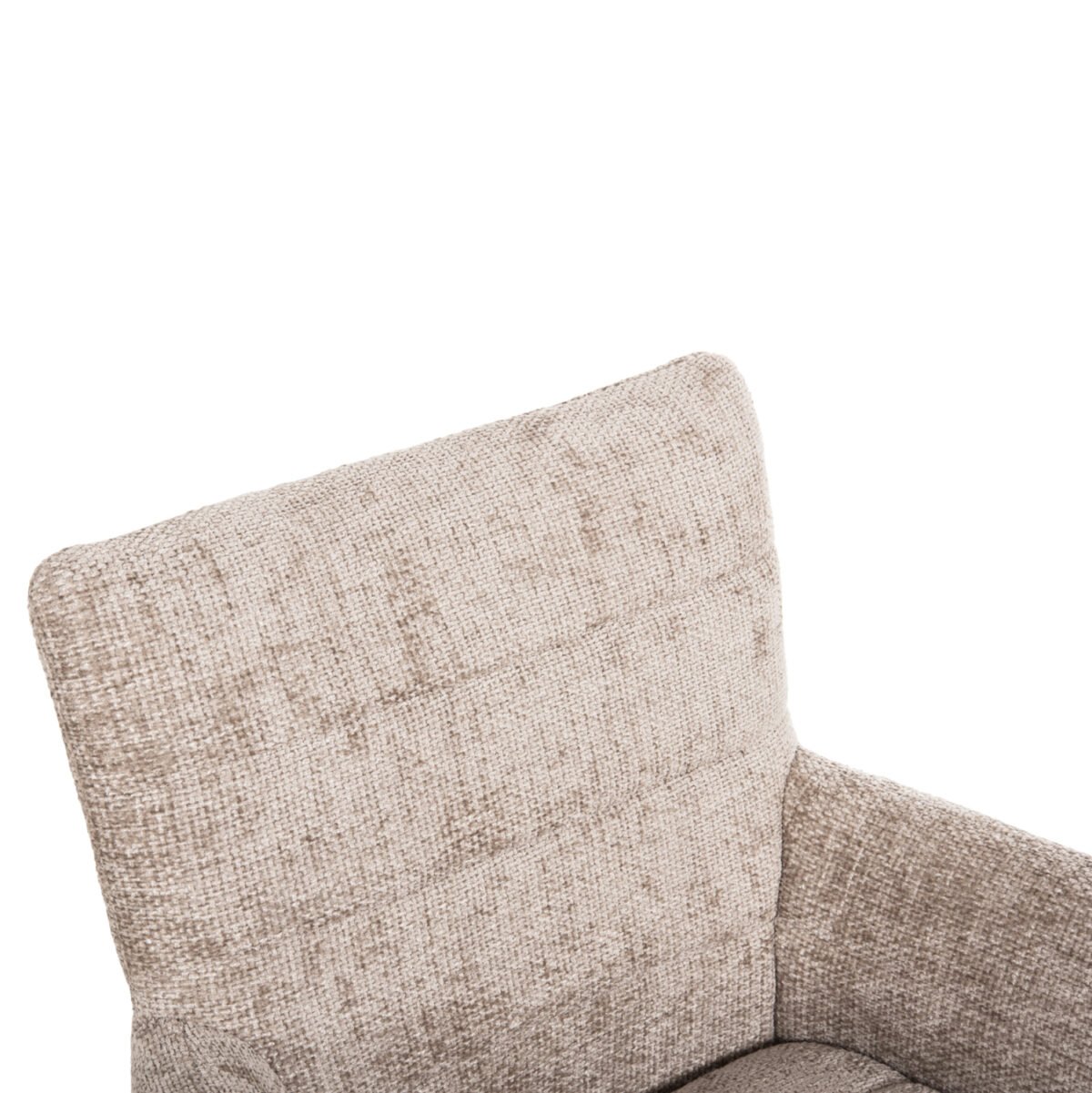 ΠΟΛΥΘΡΟΝΑΚΙ ΤΡΑΠΕΖΑΡΙΑΣ GAZER HM9845.04 ΜΠΕΖ YΦΑΣΜΑ-ΠΟΔΙΑ RUBBERWOOD 66x63x91Υεκ. - Image 7