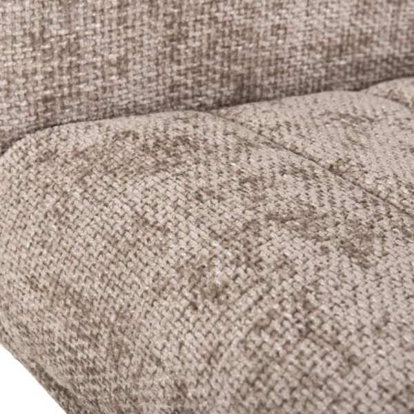 ΠΟΛΥΘΡΟΝΑΚΙ ΤΡΑΠΕΖΑΡΙΑΣ GAZER HM9845.04 ΜΠΕΖ YΦΑΣΜΑ-ΠΟΔΙΑ RUBBERWOOD 66x63x91Υεκ. - Image 9