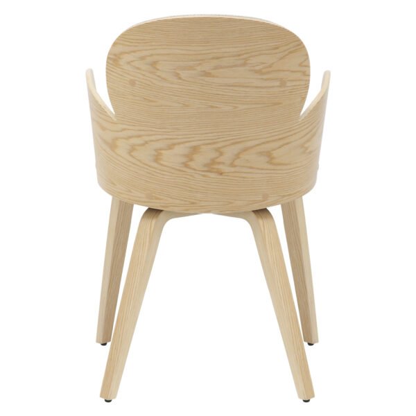 ΠΟΛΥΘΡΟΝΑΚΙ ΤΡΑΠΕΖΑΡΙΑΣ DARNELL HM9974.01 OAK Κ.Π.-ΕΚΡΟΥ ΥΦΑΣΜΑ 56x56x83Υεκ. - Image 6