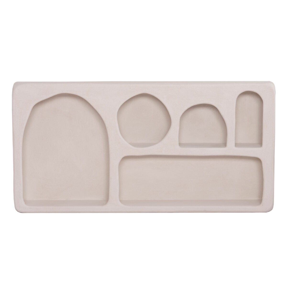 ΡΑΦΙ ΤΟΙΧΟΥ ΣΕΙΡΑ SANTORINI HM18063.01 MDF ΣΕ ΥΠΟΛΕΥΚΟ 120x18x60Υεκ. - Image 3