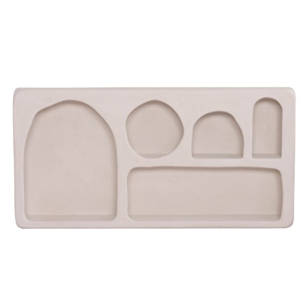 ΡΑΦΙ ΤΟΙΧΟΥ ΣΕΙΡΑ SANTORINI HM18063.01 MDF ΣΕ ΥΠΟΛΕΥΚΟ 120x18x60Υεκ. - Image 3