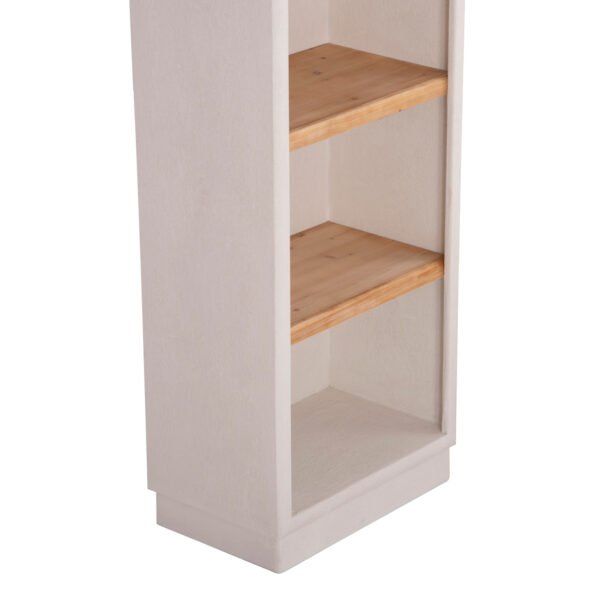 ΡΑΦΙΕΡΑ ΣΕΙΡΑ SANTORINI HM18045 MDF ΥΠΟΛΕΥΚΟ-ΡΑΦΙΑ ΞΥΛΟ ΕΛΑΤΟΥ ΦΥΣΙΚΟ 60x38,5x179Υεκ. - Image 8