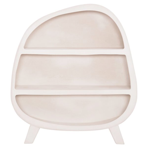 ΡΑΦΙΕΡΑ ΣΕΙΡΑ SANTORINI HM18060.01 MDF ΣΕ ΥΠΟΛΕΥΚΟ ΧΡΩΜΑ 120x38x133Υεκ. - Image 3