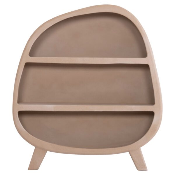 ΡΑΦΙΕΡΑ ΣΕΙΡΑ SANTORINI HM18060.02 MDF ΣΕ ΚΑΦΕ ΧΡΩΜΑ 120x38x133Υεκ. - Image 3