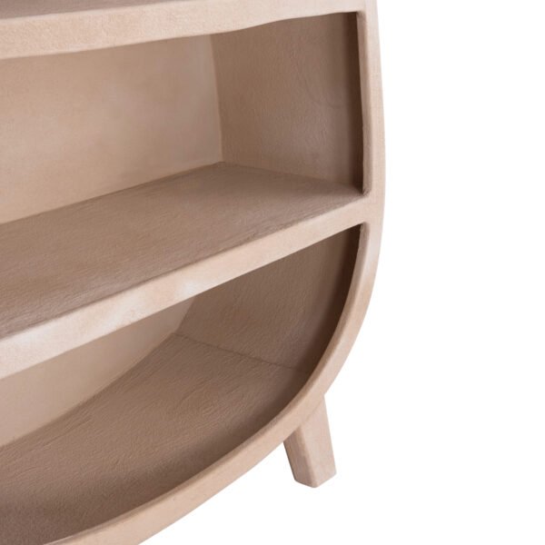 ΡΑΦΙΕΡΑ ΣΕΙΡΑ SANTORINI HM18060.02 MDF ΣΕ ΚΑΦΕ ΧΡΩΜΑ 120x38x133Υεκ. - Image 8