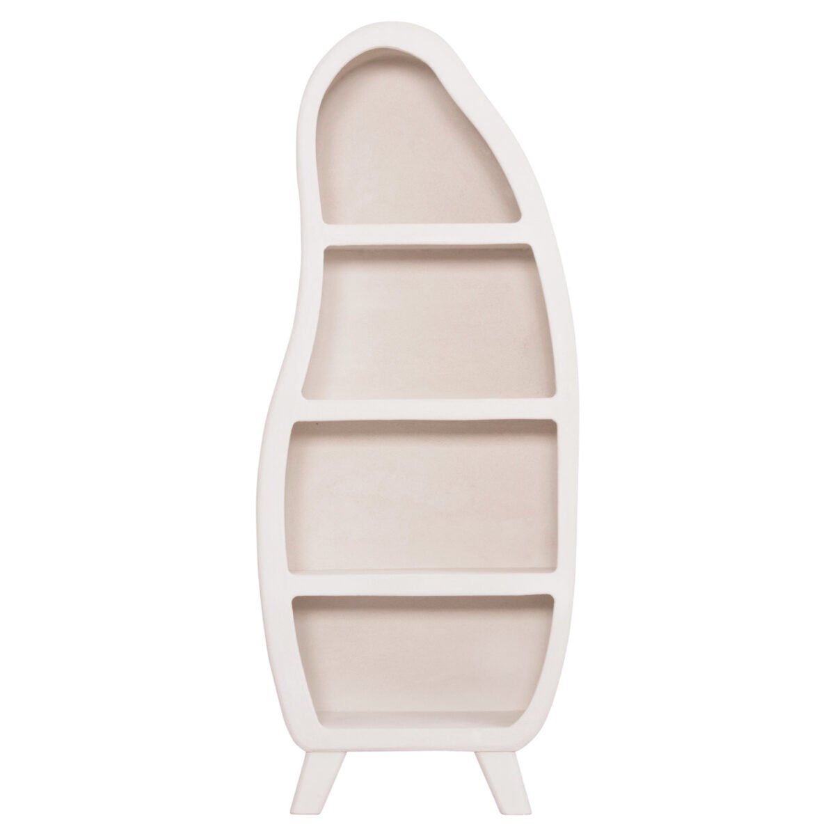 ΡΑΦΙΕΡΑ ΣΕΙΡΑ SANTORINI HM18067 MDF ΣΕ ΥΠΟΛΕΥΚΟ ΧΡΩΜΑ 80x38x196Υεκ. - Image 3