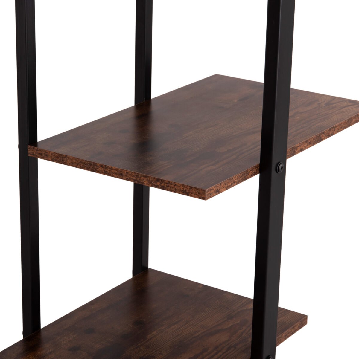 ΡΑΦΙΕΡΑ OMNI HM18074.04 ΜΑΥΡΟΣ ΜΕΤΑΛΛΙΚΟΣ ΣΚΕΛΕΤΟΣ-ΜΕΛΑΜΙΝΗ ΚΑΡΥΔΙ 68x34,5x150,5Υεκ - Image 6