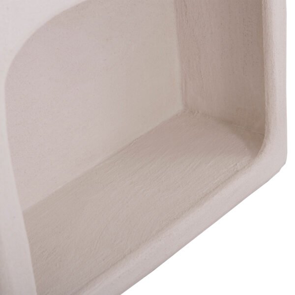 ΡΑΦΙΕΡΑ ΤΟΙΧΟΥ ΣΕΙΡΑ SANTORINI HM18069 MDF ΣΕ ΥΠΟΛΕΥΚΟ ΧΡΩΜΑ 47,5x18x120Υεκ. - Image 9