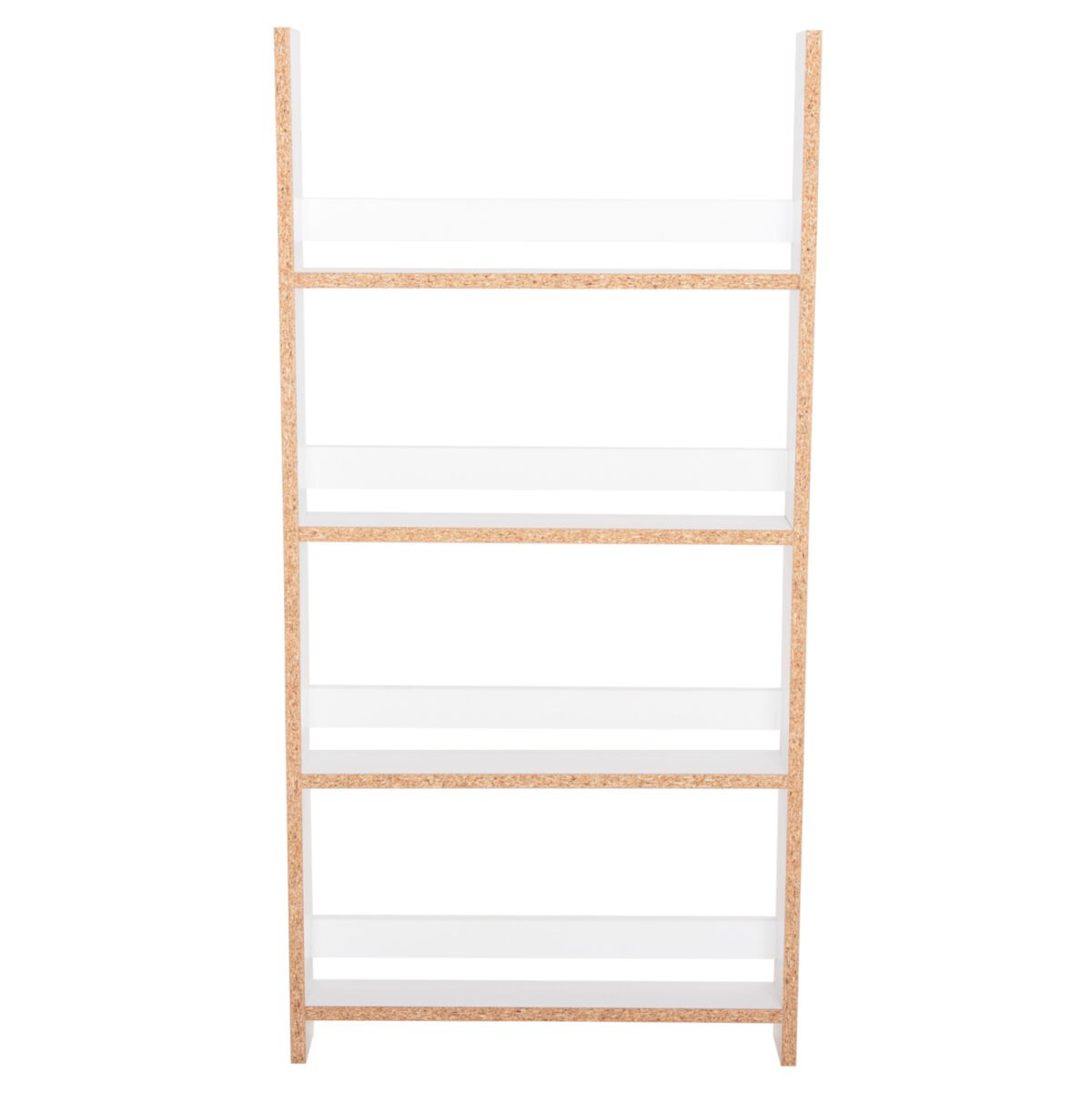 ΡΑΦΙΕΡΑ ΤΟΙΧΟΥ SANI HM18224.01 ΜΕΛΑΜΙΝΗ ΣΕ ΛΕΥΚΟ 60x10x120Υεκ. (4 ΡΑΦΙΑ) - Image 5