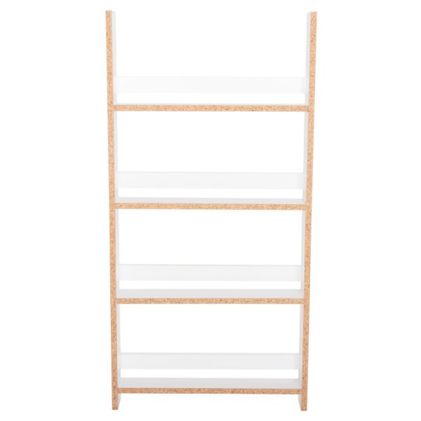 ΡΑΦΙΕΡΑ ΤΟΙΧΟΥ SANI HM18224.01 ΜΕΛΑΜΙΝΗ ΣΕ ΛΕΥΚΟ 60x10x120Υεκ. (4 ΡΑΦΙΑ) - Image 5