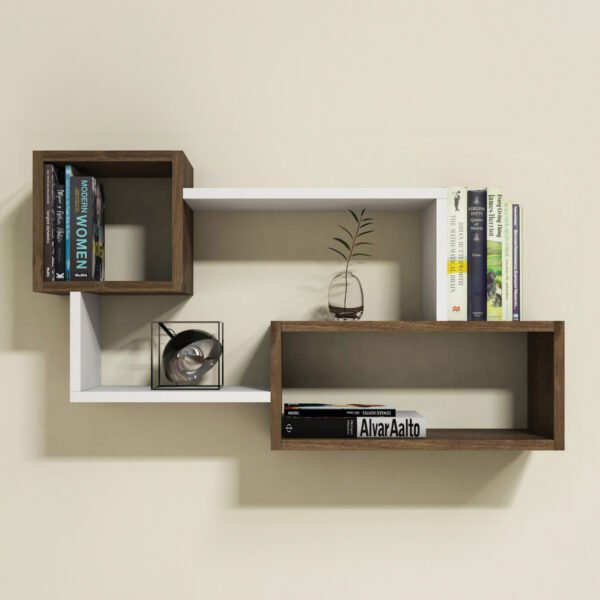 ΡΑΦΙΕΡΑ ΤΟΙΧΟΥ TANNER HM8948.11 ΜΕΛΑΜΙΝΗ ΣΕ ΦΥΣΙΚΟ-ΛΕΥΚΟ 90