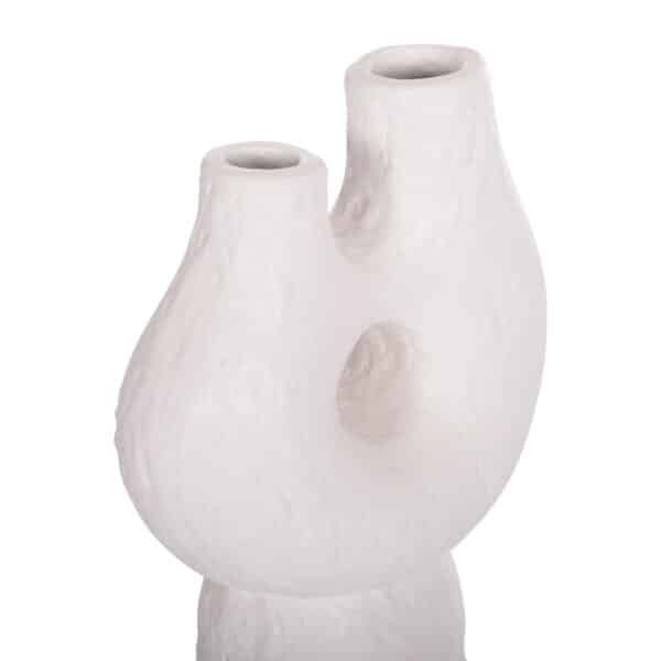 ΣΕΤ 2ΤΜΧ ΕΠΙΤΡΑΠΕΖΙΑ ΔΙΑΚΟΣΜΗΤΙΚΑ ΒΑΖΑ NAMENTIS HM21143.02 ΤΕΡΑΚΟΤΑ ΛΕΥΚΟ & ΒΥΣΣΙΝΙ - Image 4