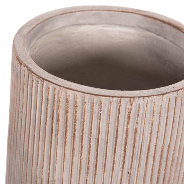 ΣΕΤ 2ΤΜΧ ΓΛΑΣΤΡΕΣ ΚΥΛΙΝΔΡΟΙ ΣΕΙΡΑ GARDENER HM4727 FIBERCLAY-ΧΡΩΜΑ CEMENT Φ35x64Υεκ - Image 9