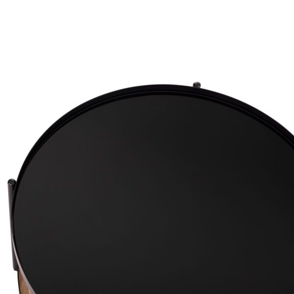 ΣΕΤ 2ΤΜΧ ΤΡΑΠΕΖΙΑ ΣΑΛΟΝΙΟΥ SEITZ HM21086 ΜΕΤΑΛΛΟ-ΣΥΝΘΕΤΙΚΟ RATTAN Φ80εκ & Φ50εκ - Image 6