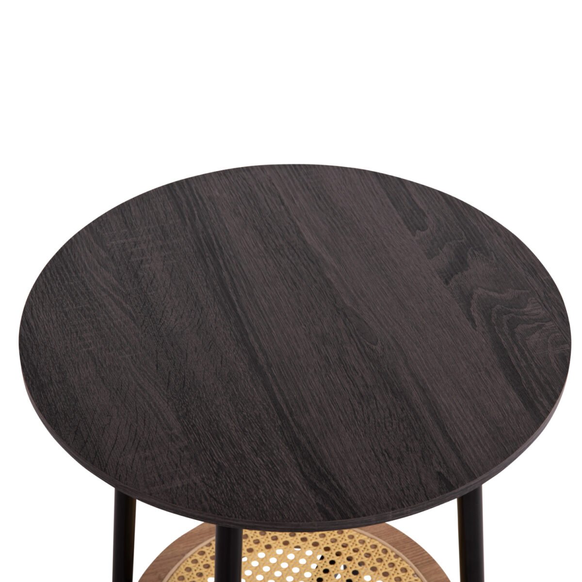 ΣΕΤ 2ΤΜΧ ΤΡΑΠΕΖΙΑ ΣΑΛΟΝΙΟΥ SEWELL HM21087 MDF-ΜΕΤΑΛΛΟ-ΣΥΝΘΕΤΙΚΟ RATTAN Φ80εκ & Φ45εκ - Image 6