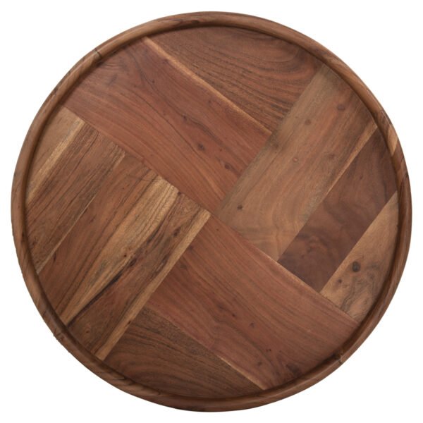 ΣΕΤ 2ΤΜΧ ΤΡΑΠΕΖΙΑ ΣΑΛΟΝΙΟΥ ΣΤΡΟΓΓΥΛΑ RAJJEH HM11943 ΜΑΣΙΦ ΑΚΑΚΙΑ Φ50 & Φ60εκ. - Image 7