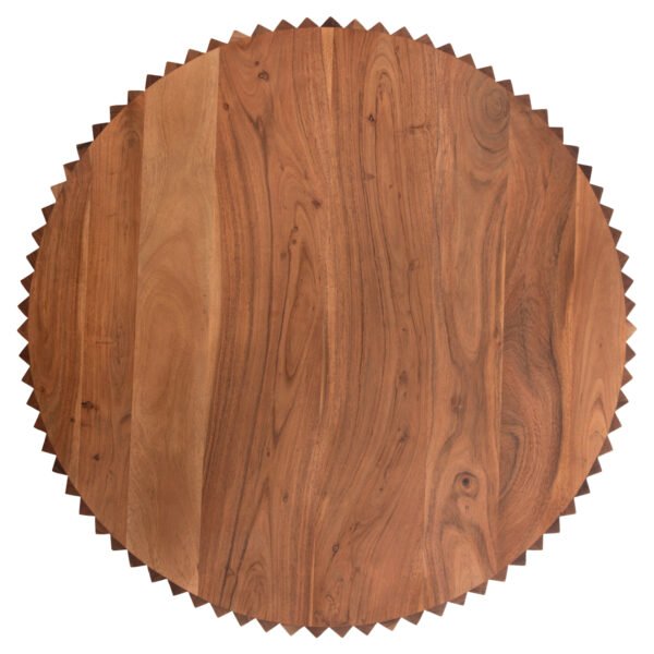 ΣΕΤ 2ΤΜΧ ΤΡΑΠΕΖΙΑ ΣΑΛΟΝΙΟΥ ΣΤΡΟΓΓΥΛΑ SEDGE HM11944 ΜΑΣΙΦ ΑΚΑΚΙΑ Φ90 & Φ40εκ. - Image 9