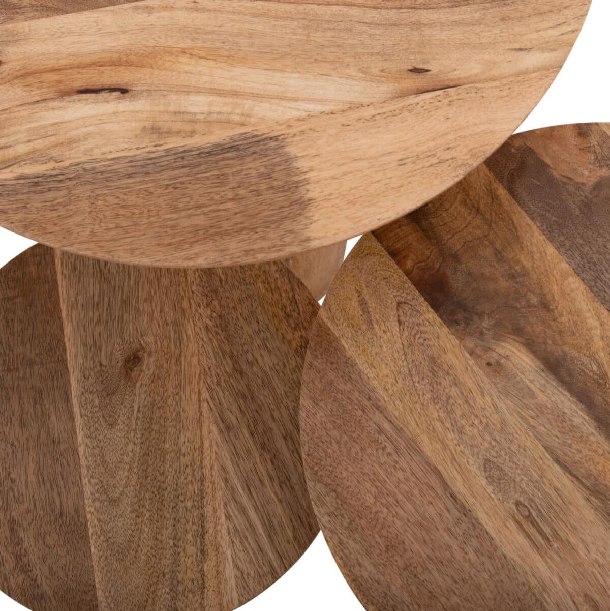 ΣΕΤ 3 ΣΤΡΟΓΓΥΛΑ ΤΡΑΠΕΖΑΚΙΑ ΣΑΛΟΝΙΟΥ GOBLET HM18348 ΞΥΛΟ ΑΚΑΚΙΑΣ Φ50x60Υεκ - Image 8