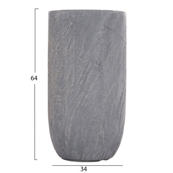 ΣΕΤ 3ΤΜΧ ΓΛΑΣΤΡΕΣ ΚΥΛΙΝΔΡΟΙ ΣΕΙΡΑ GARDENER HM4720 FIBERCLAY-ΧΡΩΜΑ CEMENT Φ44x79Υεκ - Image 4