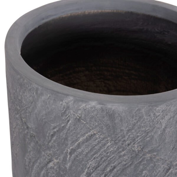 ΣΕΤ 3ΤΜΧ ΓΛΑΣΤΡΕΣ ΚΥΛΙΝΔΡΟΙ ΣΕΙΡΑ GARDENER HM4720 FIBERCLAY-ΧΡΩΜΑ CEMENT Φ44x79Υεκ - Image 9