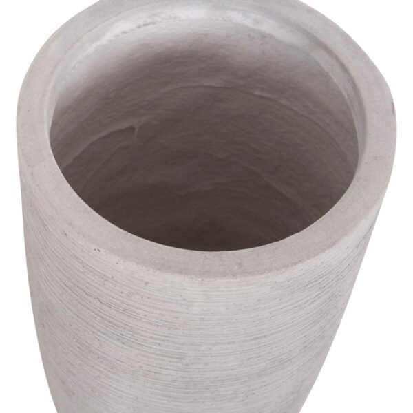 ΣΕΤ 3ΤΜΧ ΓΛΑΣΤΡΕΣ ΚΥΛΙΝΔΡΟΙ ΣΕΙΡΑ GARDENER HM4721 FIBERCLAY-ΧΡΩΜΑ CEMENT Φ42x78Υεκ - Image 9