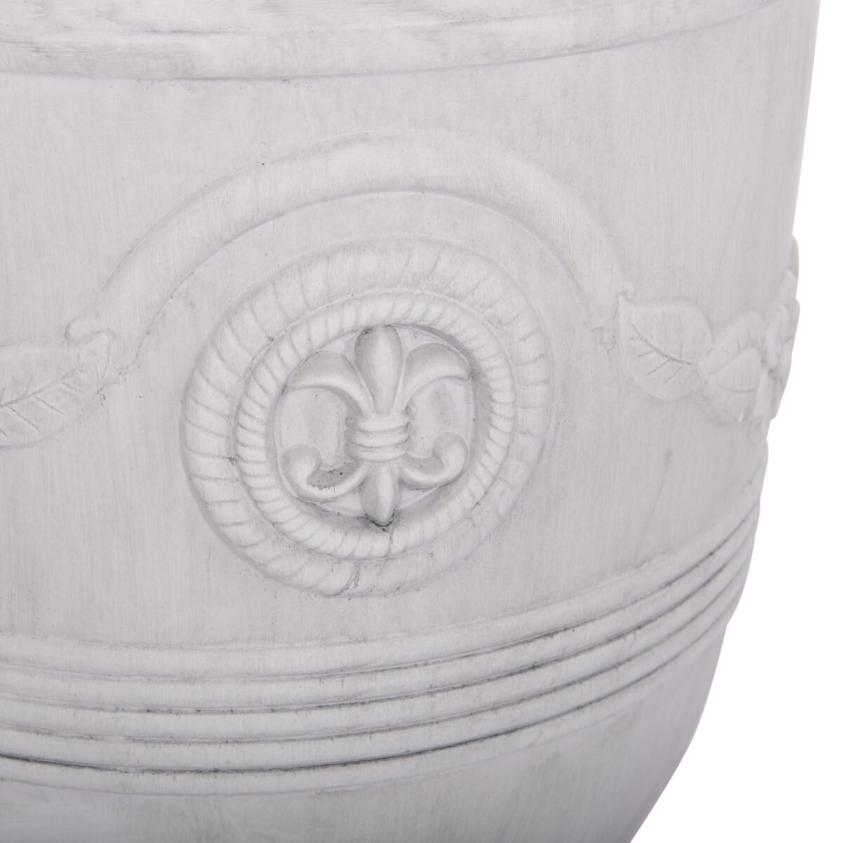 ΣΕΤ 3ΤΜΧ ΓΛΑΣΤΡΕΣ ΜΕ ΑΝΑΓΛΥΦΟ GARDENER HM4729 FIBERCLAY-ΣΕ ΥΠΟΛΕΥΚΟ Φ58x72.5Υεκ - Image 8