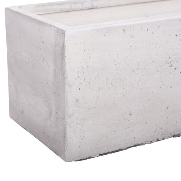 ΣΕΤ 3ΤΜΧ ΓΛΑΣΤΡΕΣ ΟΡΘΟΓΩΝΙΕΣ GARDENER HM4723 FIBERCLAY ΓΚΡΙ CEMENT 81x30x30Υεκ. - Image 10