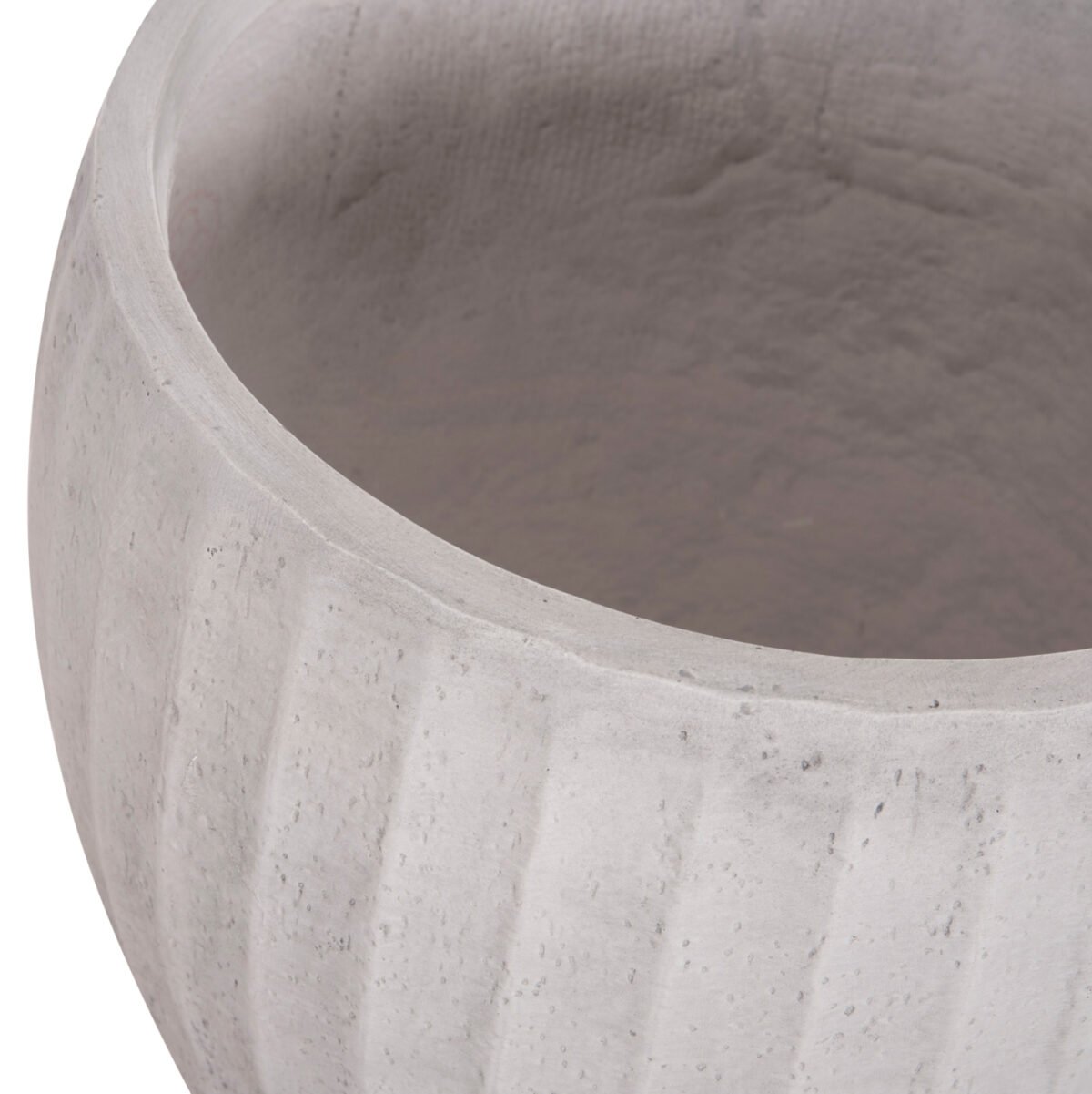 ΣΕΤ 3ΤΜΧ ΓΛΑΣΤΡΕΣ ΣΤΡΟΓΓΥΛΕΣ ΣΕΙΡΑ GARDENER HM4728 FIBERCLAY-ΧΡΩΜΑ CEMENT Φ48x56Υεκ - Image 9