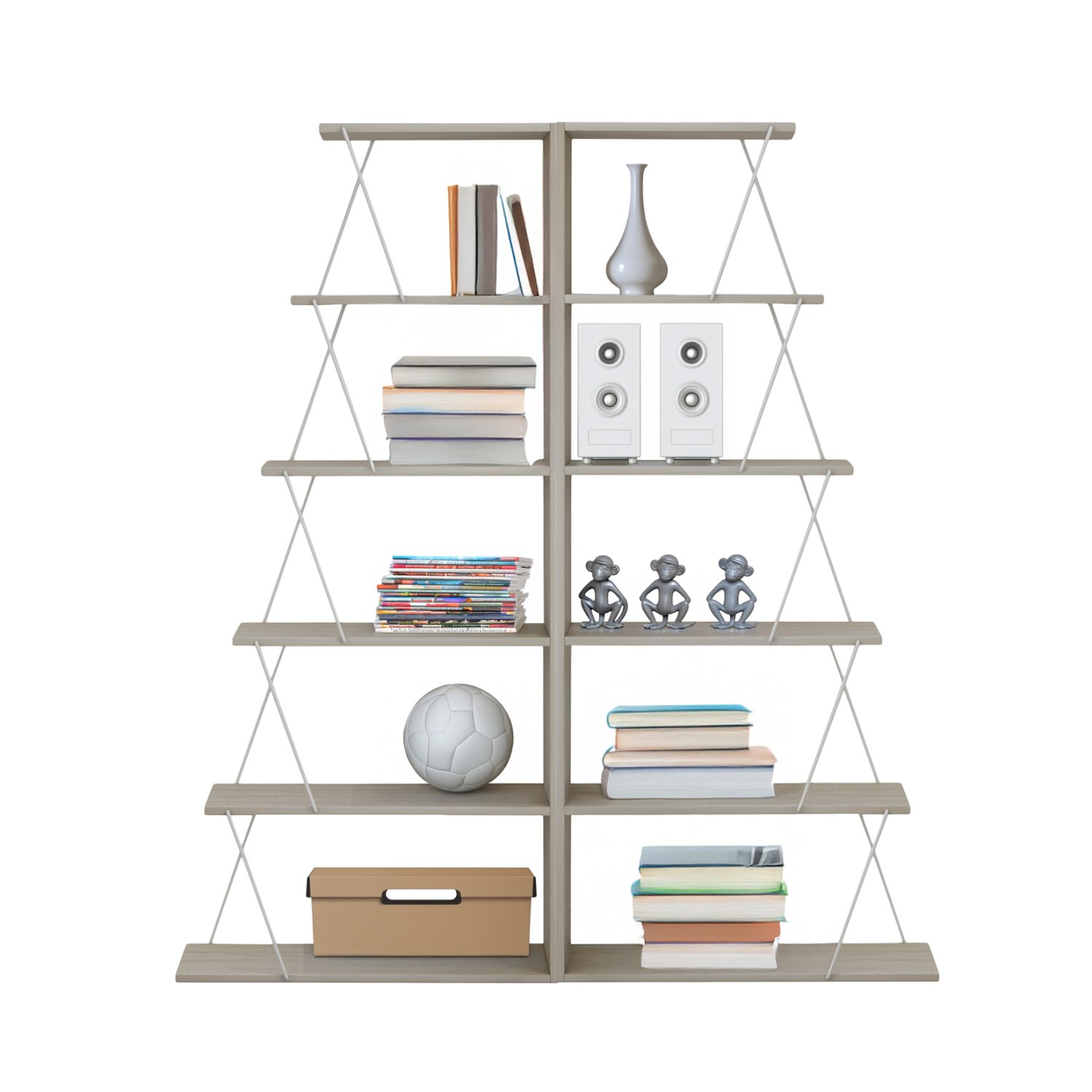 ΣΕΤ ΒΙΒΛΙΟΘΗΚΕΣ 2ΤΜΧ MINI TARS HM11772.11 ΜΕΛΑΜΙΝΗ SONAMA-ΛΕΥΚΟ 65x24x146Υεκ.(x2) ΣΕΤ ΒΙΒΛΙΟΘΗΚΕΣ 2ΤΜΧ MINI TARS HM11772.11 ΜΕΛΑΜΙΝΗ SONAMA-ΛΕΥΚΟ 65x24x146Υεκ.(x2)