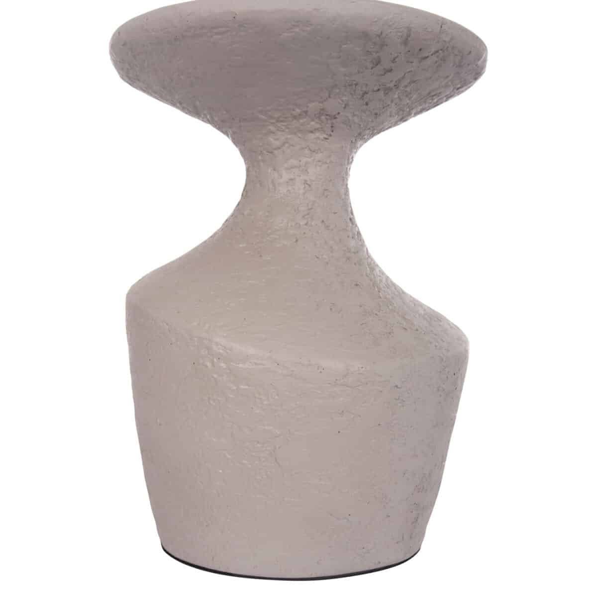 ΣΕΤ ΒΟΗΘΗΤΙΚΑ ΤΡΑΠΕΖΙΑ REBON 2ΤΜΧ HM21137.03 FIBER CEMENT ΣΕ ΓΚΡΙ--Φ40εκ & Φ27,5εκ - Image 4