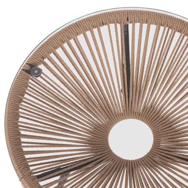 ΣΕΤ ΕΞΩΤΕΡΙΚΟΥ ΧΩΡΟΥ 3ΤΜΧ ACAPULCO HM21100 TWISTED WICKER-ΜΕΤΑΛΛΟ - Image 9