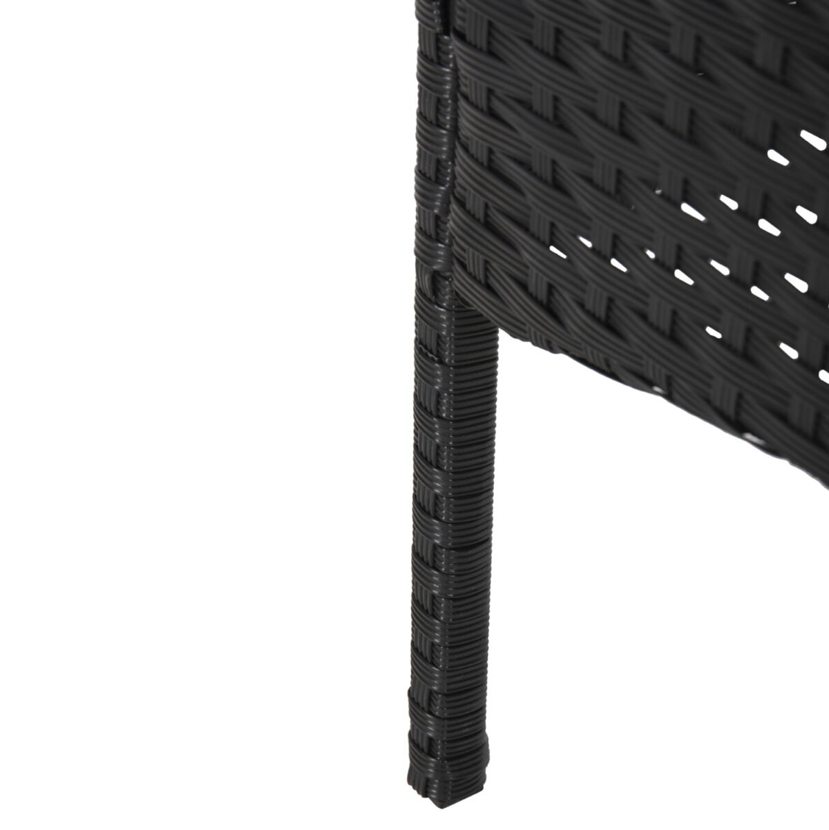 ΣΕΤ ΣΑΛΟΝΙ 4ΤΜΧ STASIA HM6089.04 ΣΥΝΘ.RATTAN ΜΑΥΡΟ-ΜΠΕΖ ΜΑΞΙΛΑΡΙΑ - Image 9