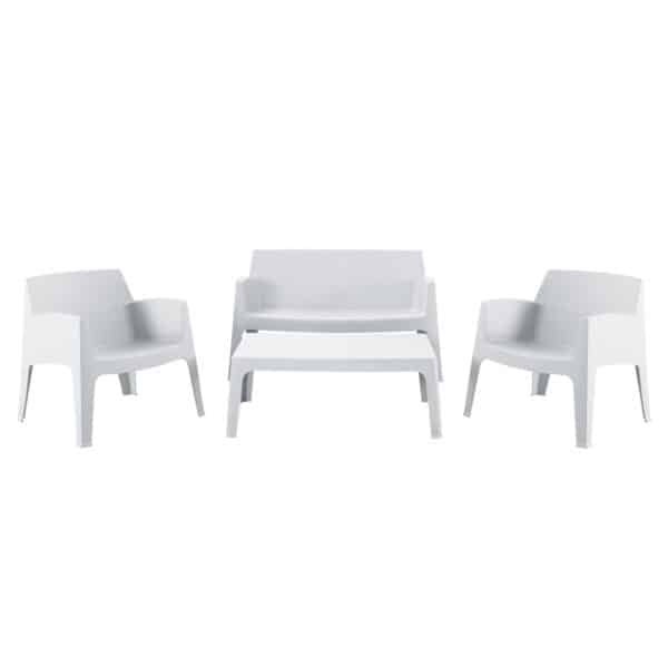 ΣΕΤ ΣΑΛΟΝΙ ΕΞ.ΧΩΡΟΥ 4ΤΜΧ SLEEK HM21268.01 ΛΕΥΚΟ ΠΟΛΥΠΡΟΠΥΛΕΝΙΟ